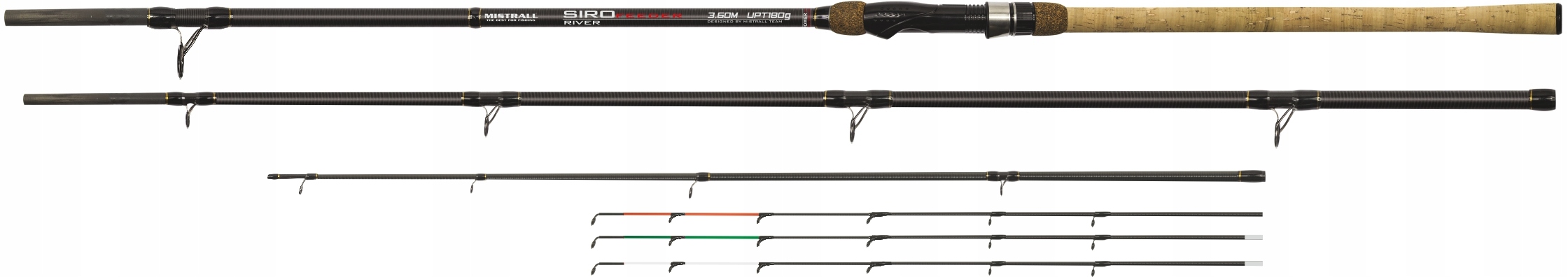 Mistrall wędka Siro River feeder 360cm/180g 3 szczytówki na grunt koszyczek