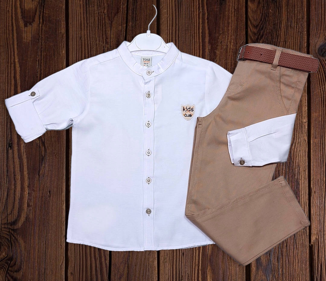 GARNITUR ELEGANCKI KOMPLET 3-części Pasek 8l Płeć chłopcy