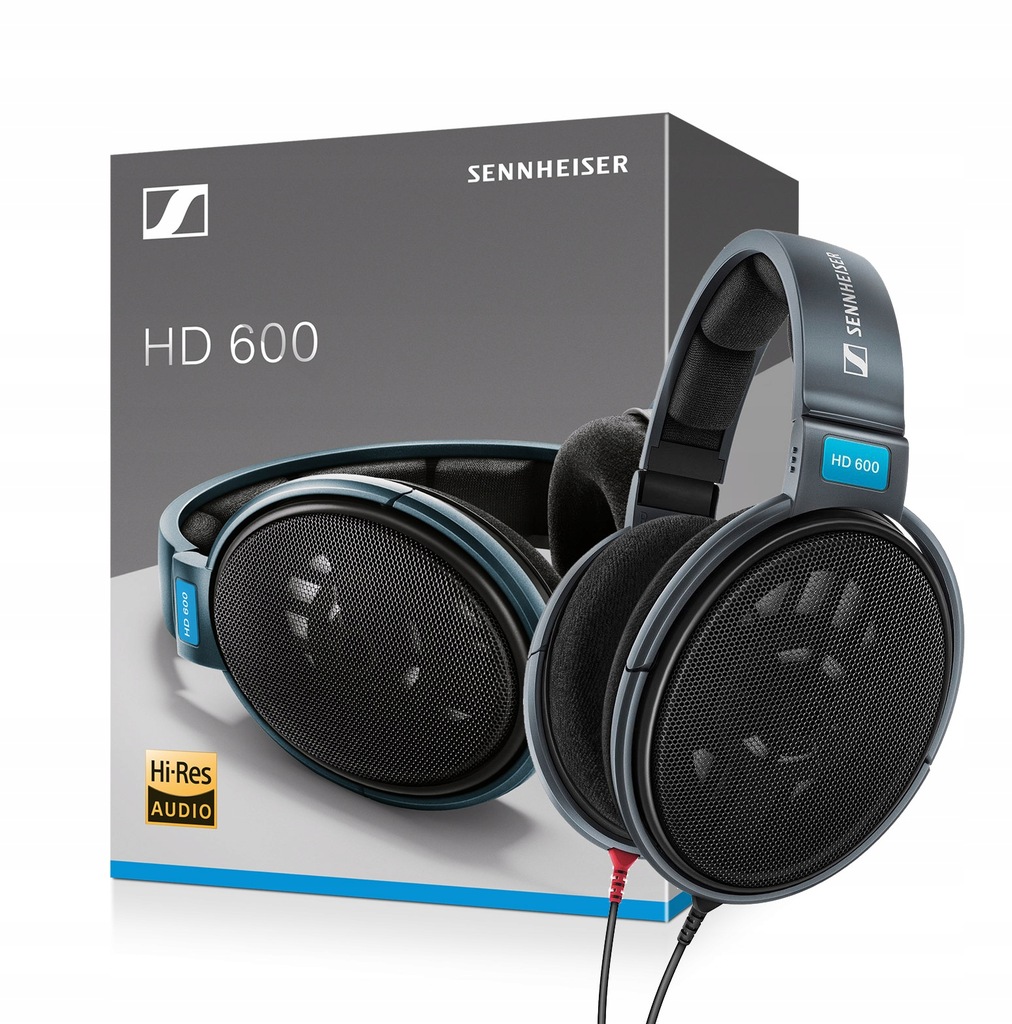 Sluchátka Sennheiser Hd 600 300Ohm 97dB 12-40500Hz Adaptér 6.3 mm
