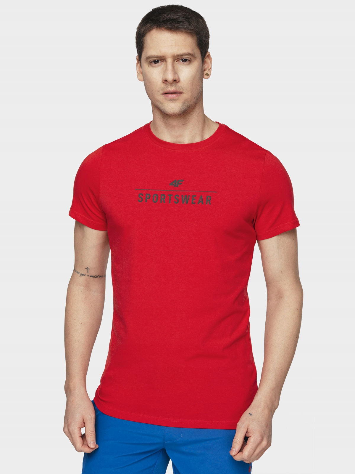 

Koszulka T-shirt Męski 4F TSM005 Bawełna