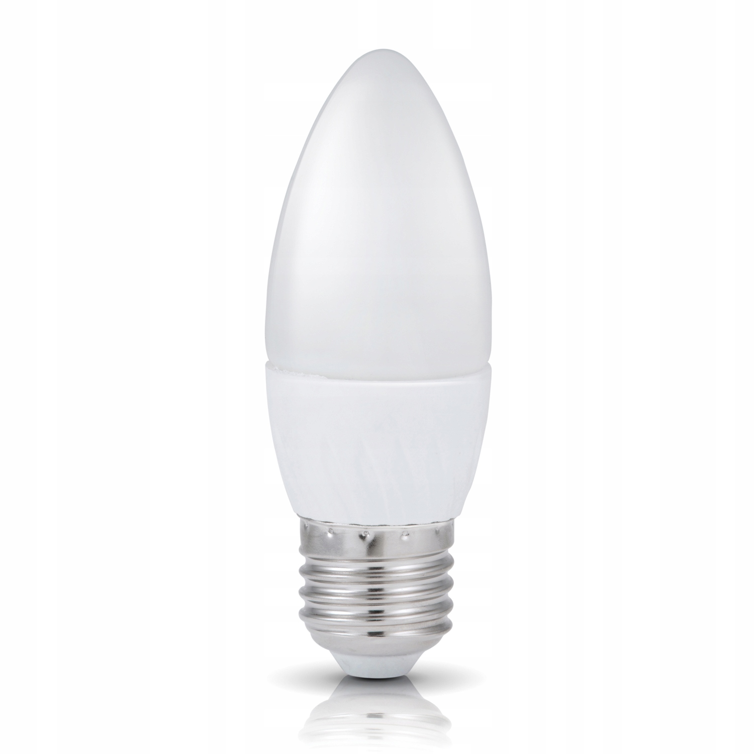 

Żarówka Led świeczka E27 6W barwa 3000K 500lm