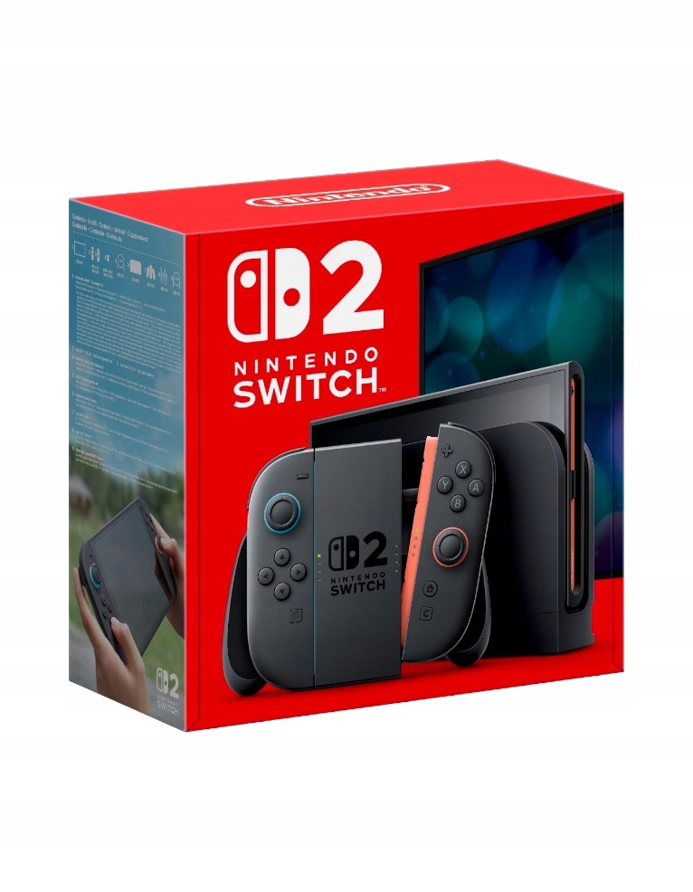 Nintendo Switch DS LL KONSOLA NINTENDO SWITCH 2 / CZARNA - Sklep, Opinie, Cena w