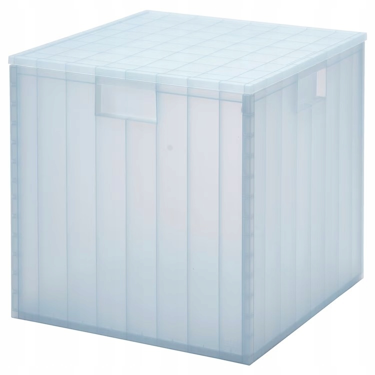 

Ikea Pansartax Pojemnik Z Pokrywą Szaroniebieski