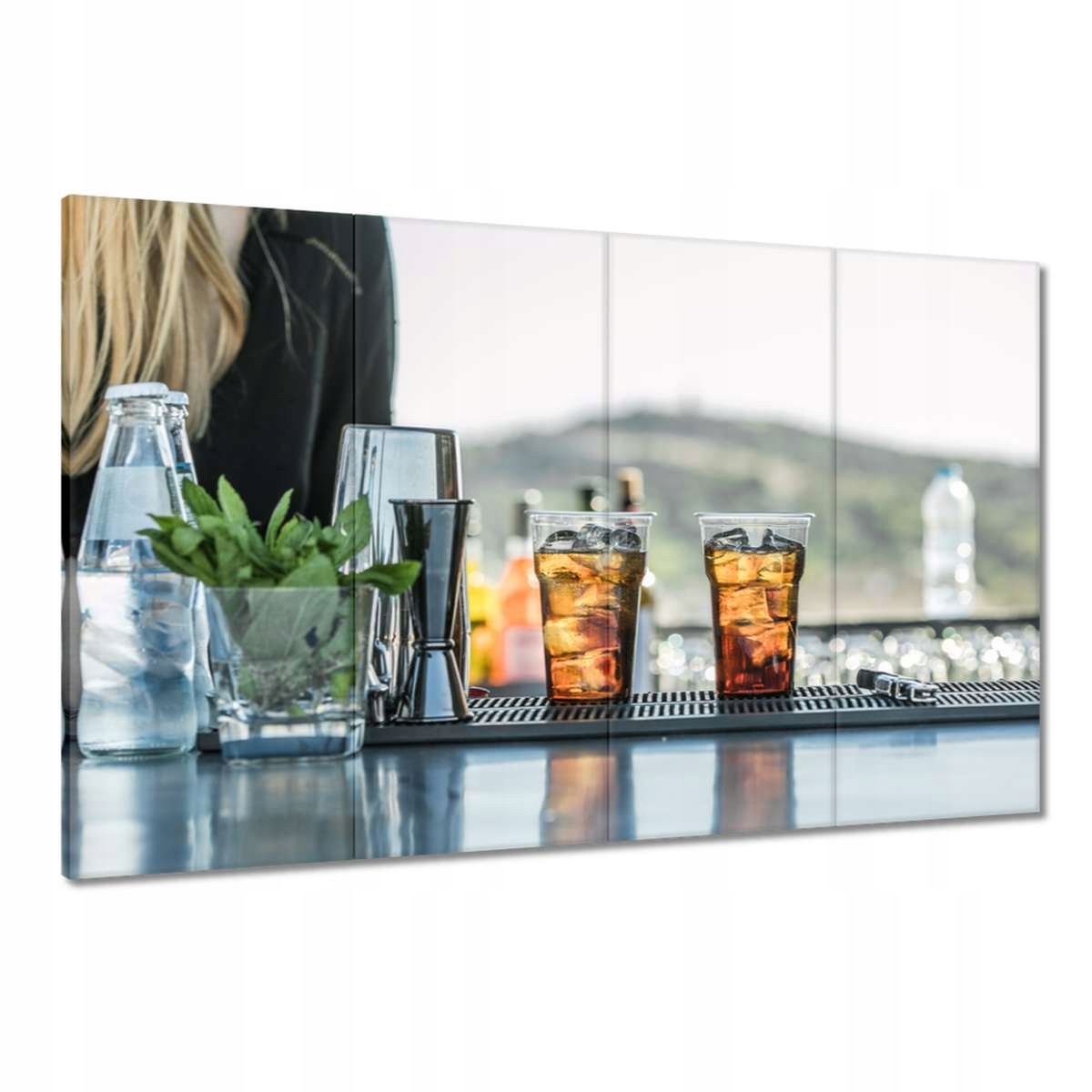 Obrazy 120x80 Koktejly stojící na baru