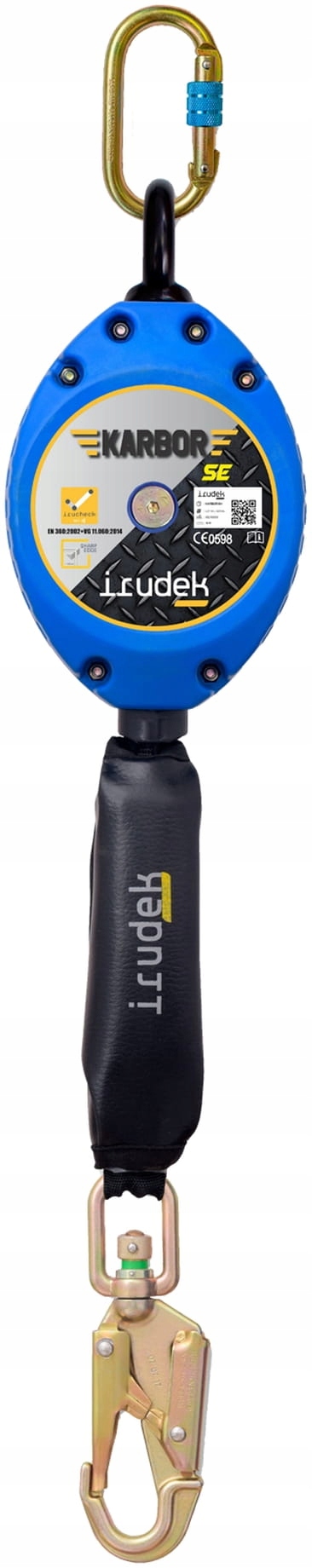 Samobrzdící zařízení káča Irudek Karbor 6-SE páska 6 m 140 kg En 360