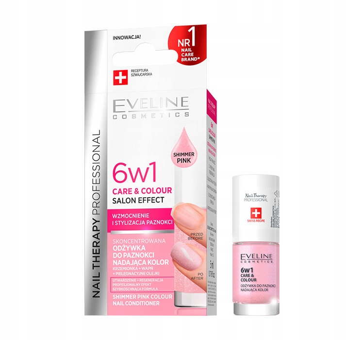

Eveline Odżywka do Paznokci Shimmer Pink