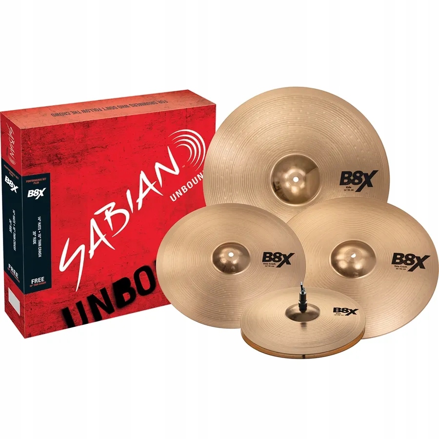 Sabian B8X Performance Set 14, 16, 18, 20
