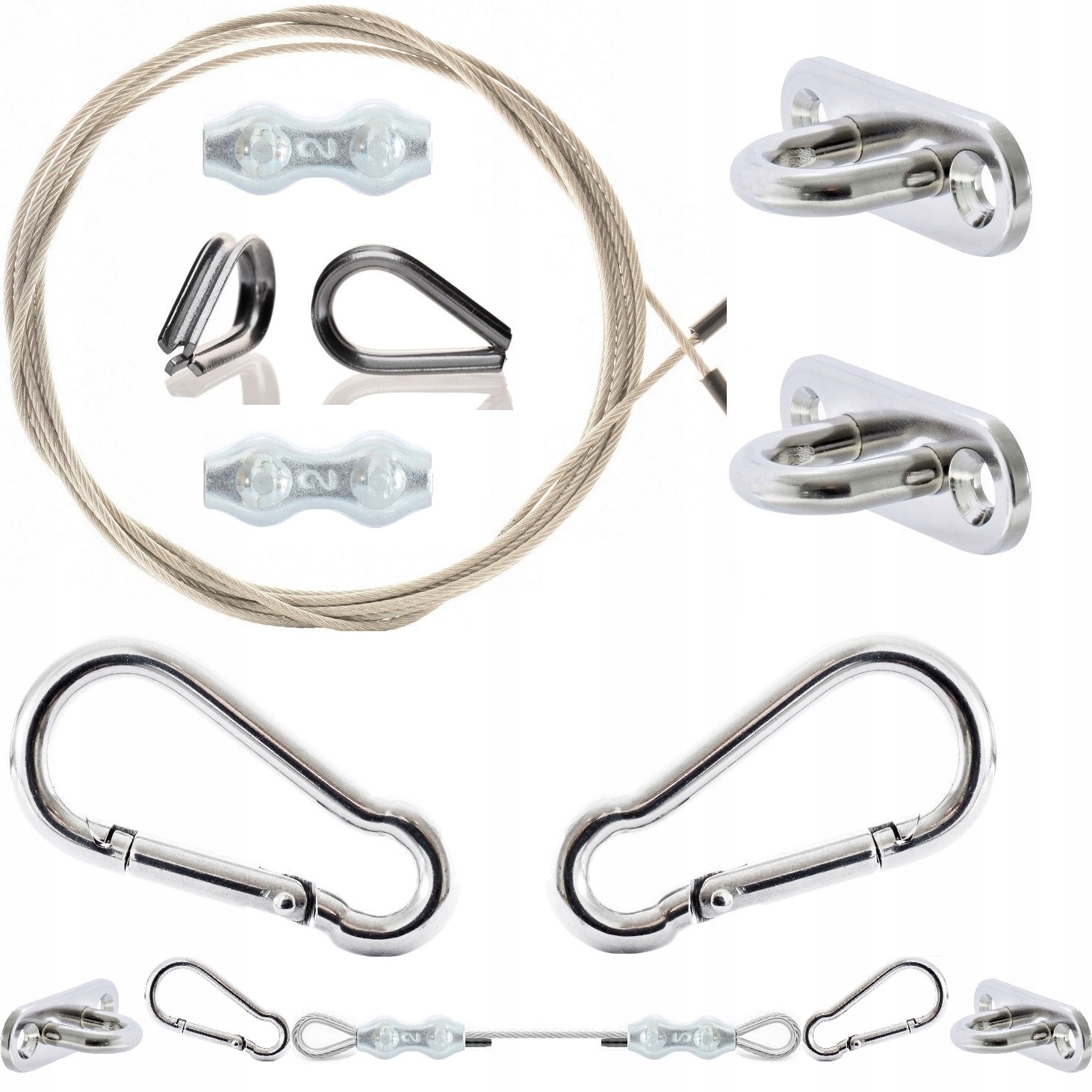 6m Z4 LINKA STALOWA DO ZASŁON OGRODOWYCH NA TARAS