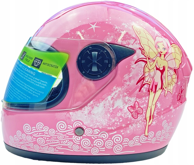 MINI KASK Dla DZIECI WRÓŻKA Princes RÓŻOWY 51-54cm