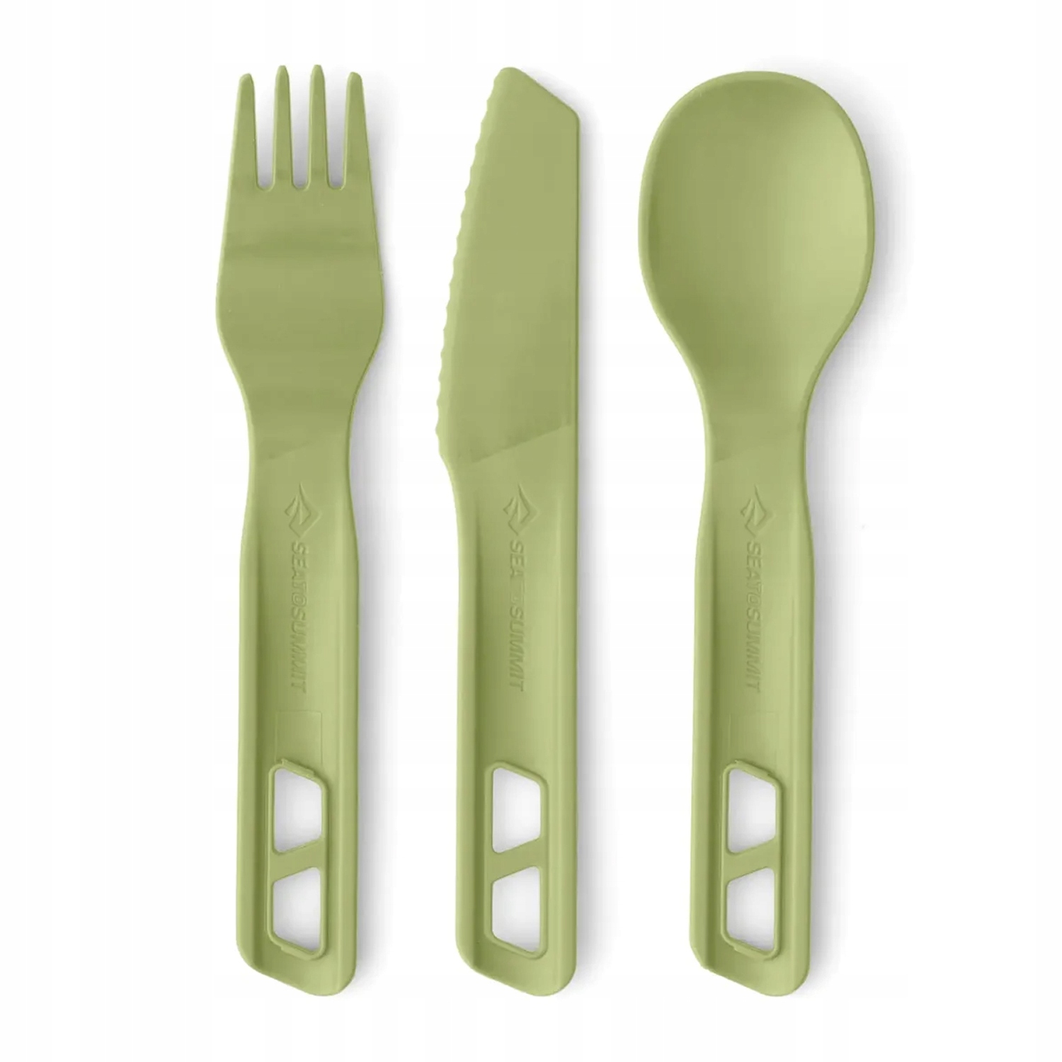 Zestaw sztućcy biwakowy Sea to Summit Horizon Cutlery Set green