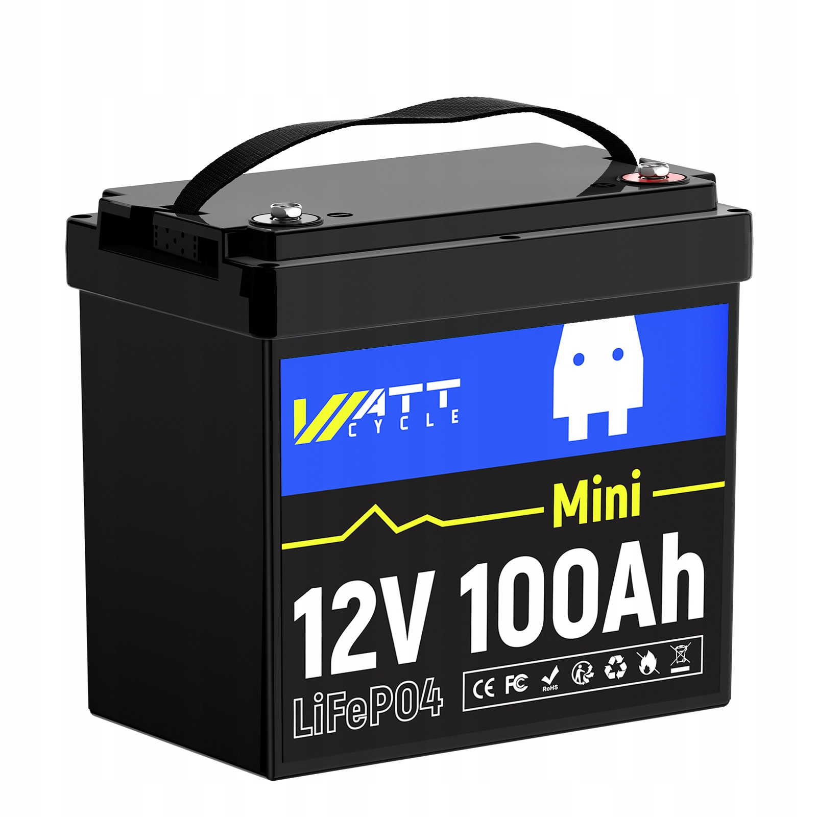 Mini Akumulátor LIFEPO4 12V 100AH Bt – Kompaktní Výkon A Maximální Účinnost