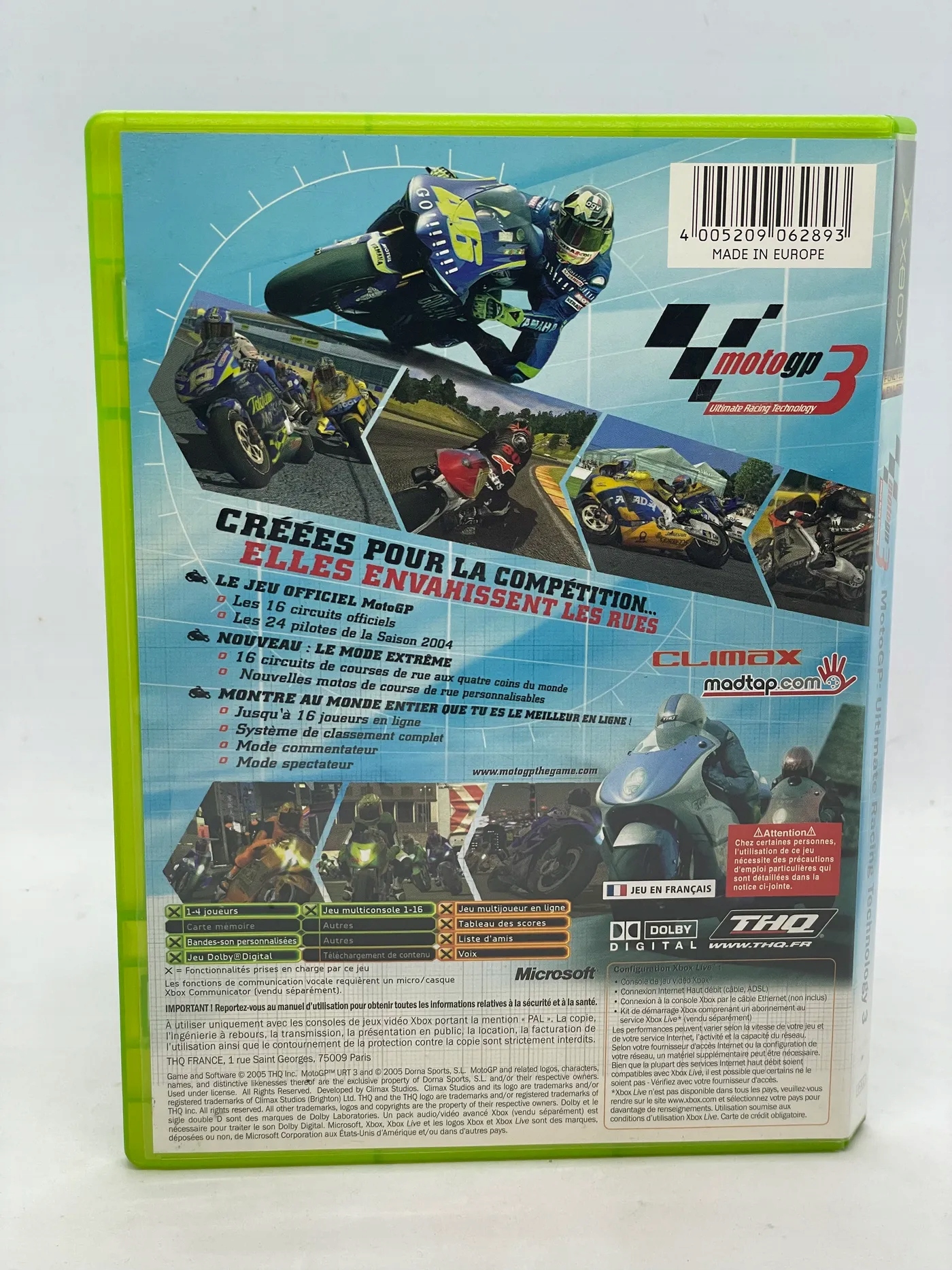 MotoGP Ultimate Racing Technology 3 Xbox Platforma Microsoft Xbox