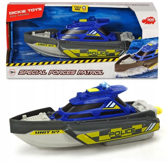 ŁÓDŹ SŁUŻB SPECJALNYCH NIEBIESKA ZABAWKA