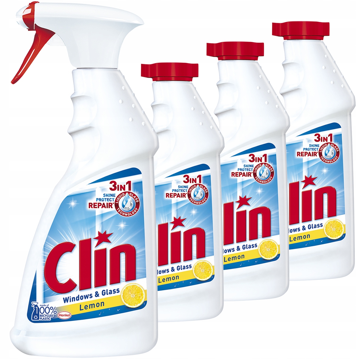 

Clin Płyn do mycia okien i szyb Cytryna 4x 500ml