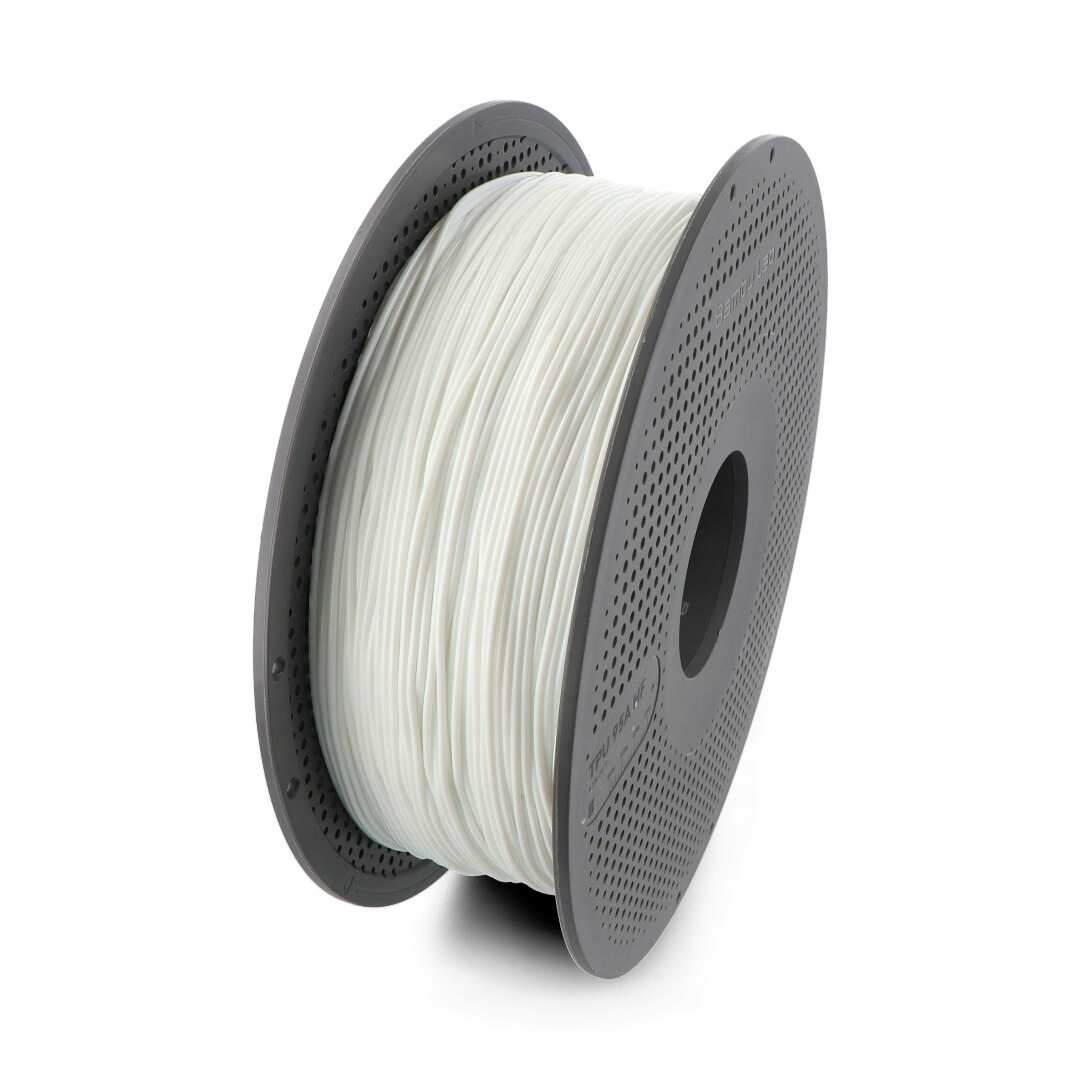 Filament Bambu Lab TPU 95A HF 1,75mm 1kg - z wielorazową szpulą - White