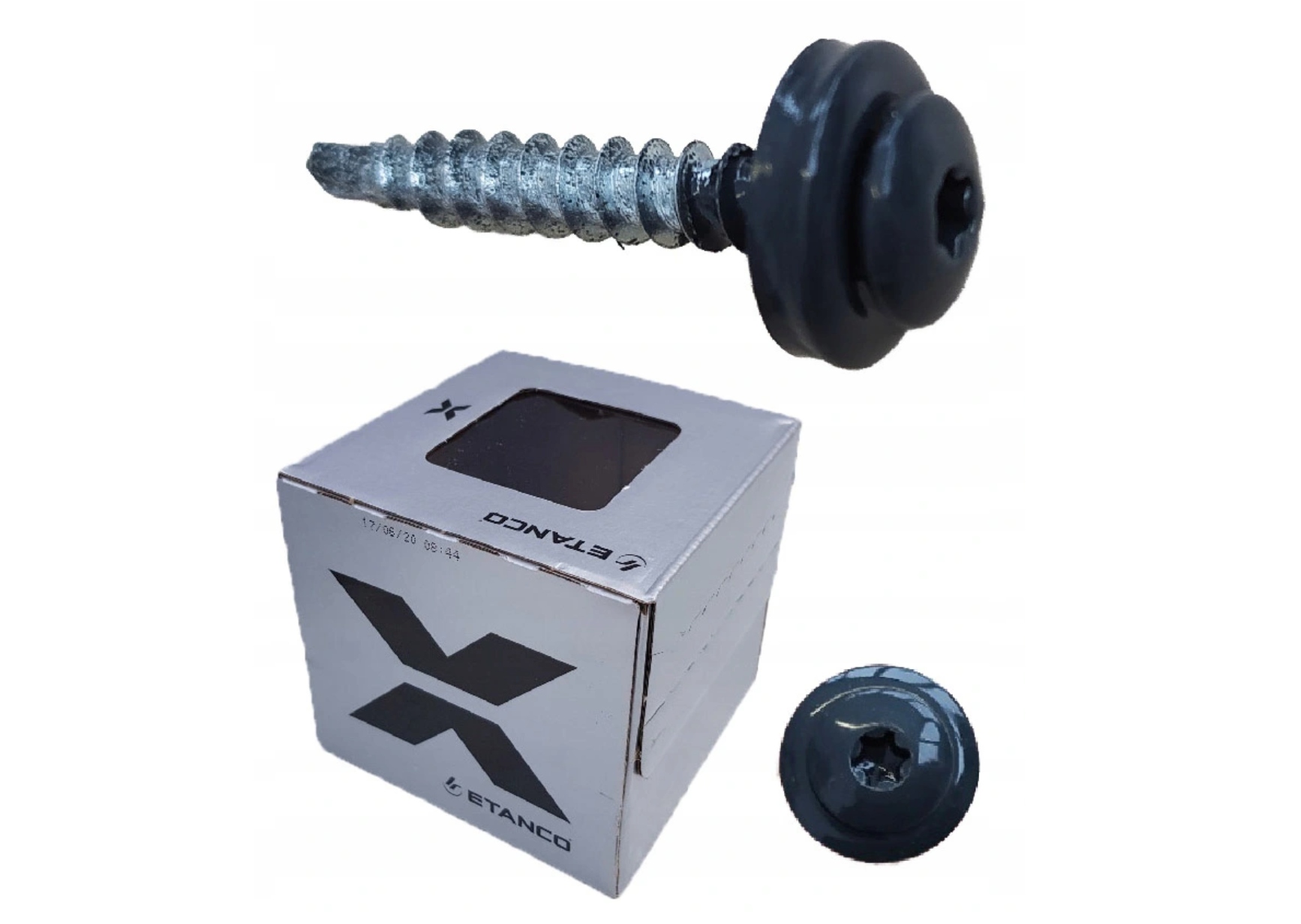 Etanco wkręty do blachy torx 35mm RAL7016 grafit