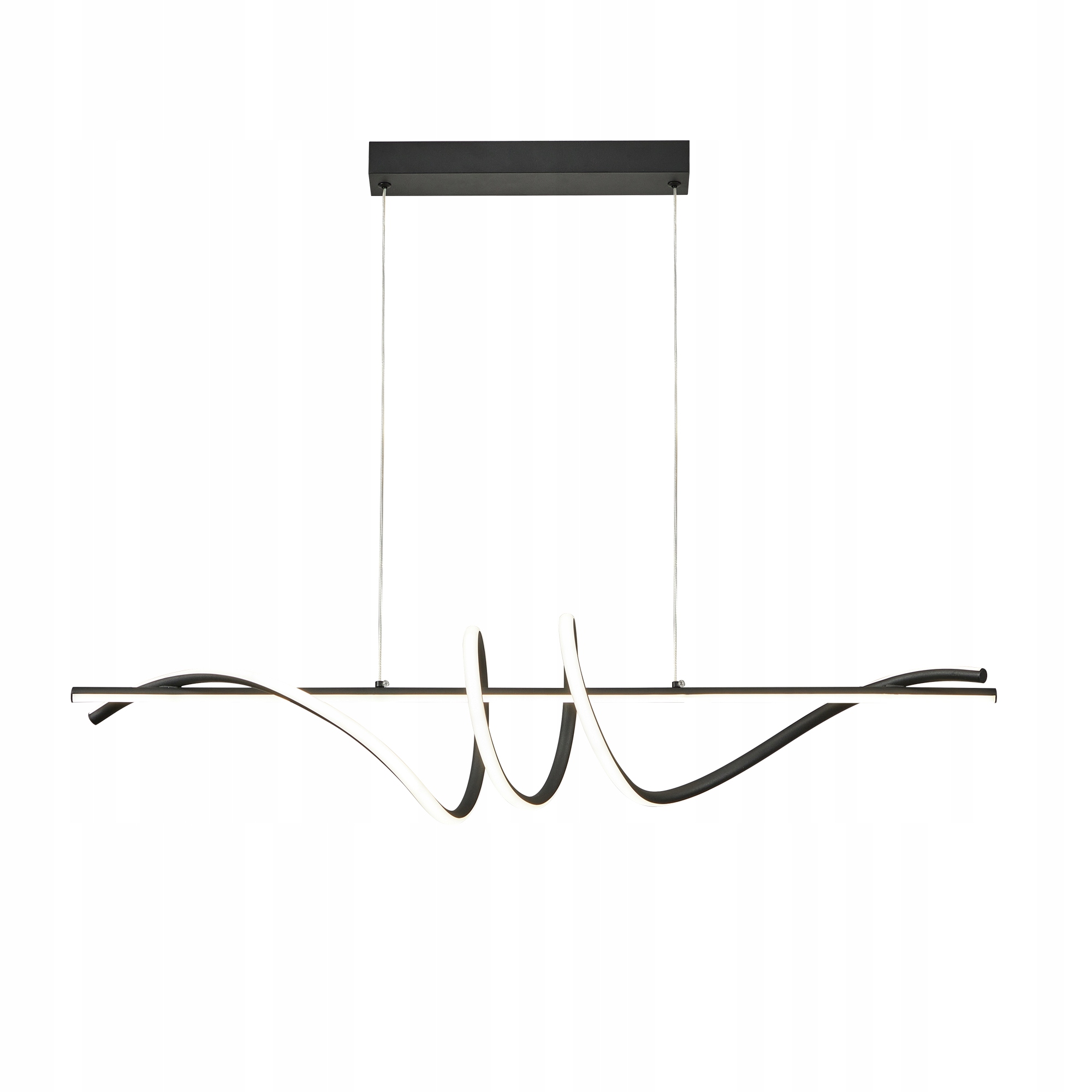 Lampa wisząca Led długa liniowa nad stół nowoczesna ring okrąg 90cm Wobako