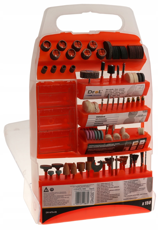 

Zestaw Mini Narzędzi Wiertła Frezy Szczotki 150SZT
