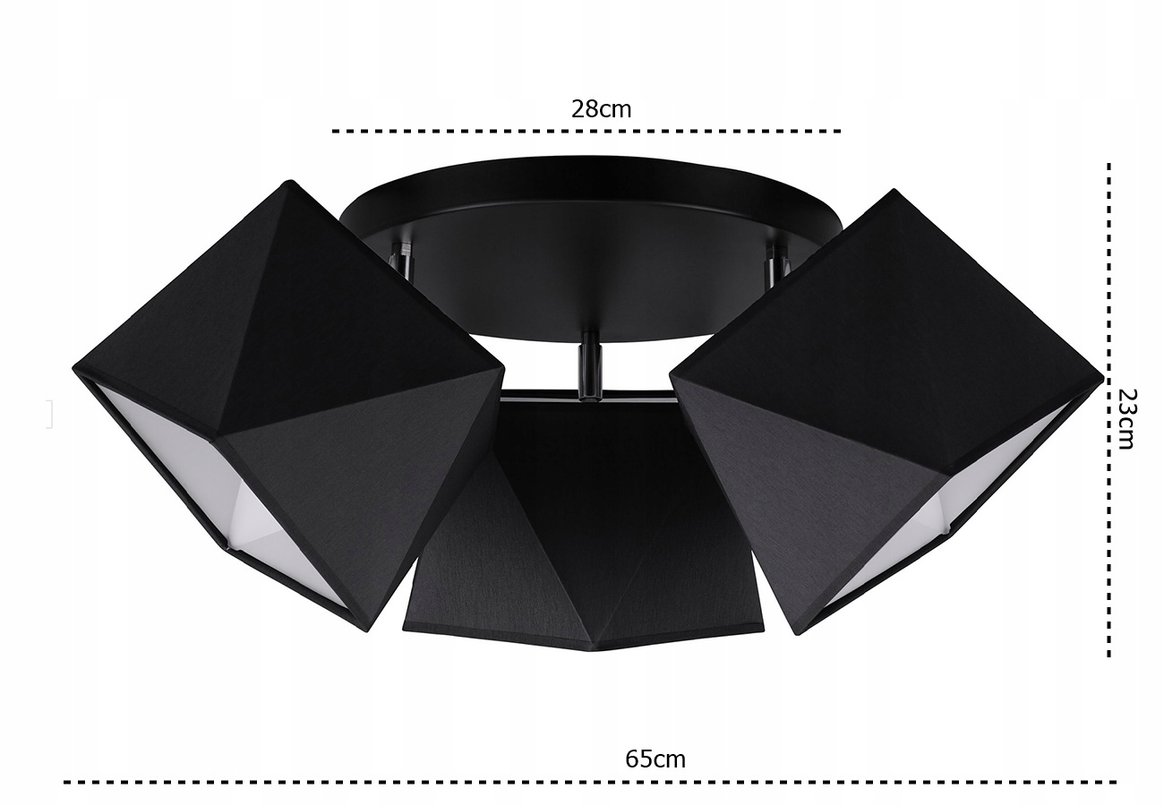 LAMPA WISZĄCA SUFITOWA ŻYRANDOL PLAFON DIAMENT LED Zasilanie sieciowe