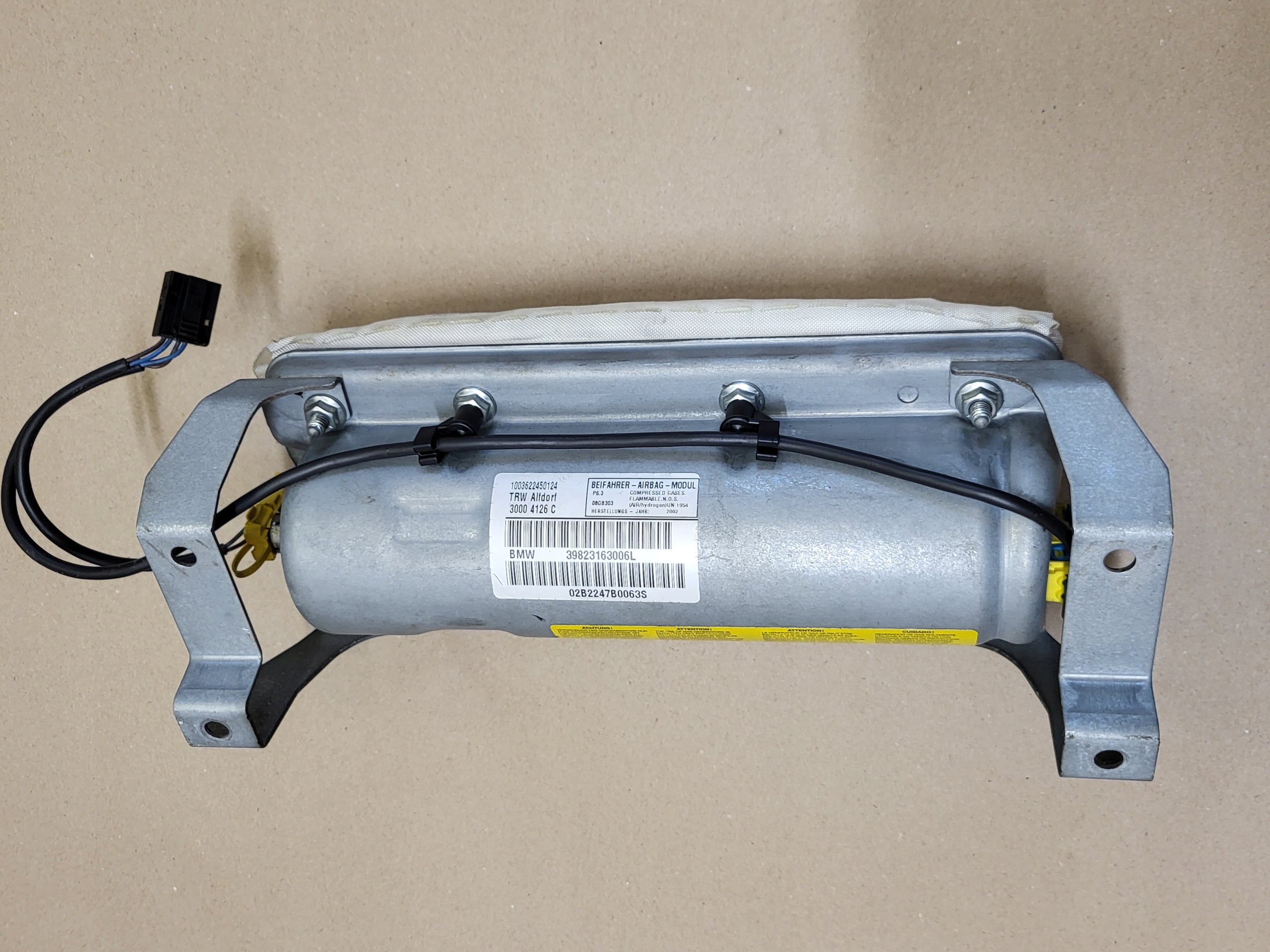 Airbag Passegers Console du tableau de bord BMW 5 E39 7 E39 OE EU
