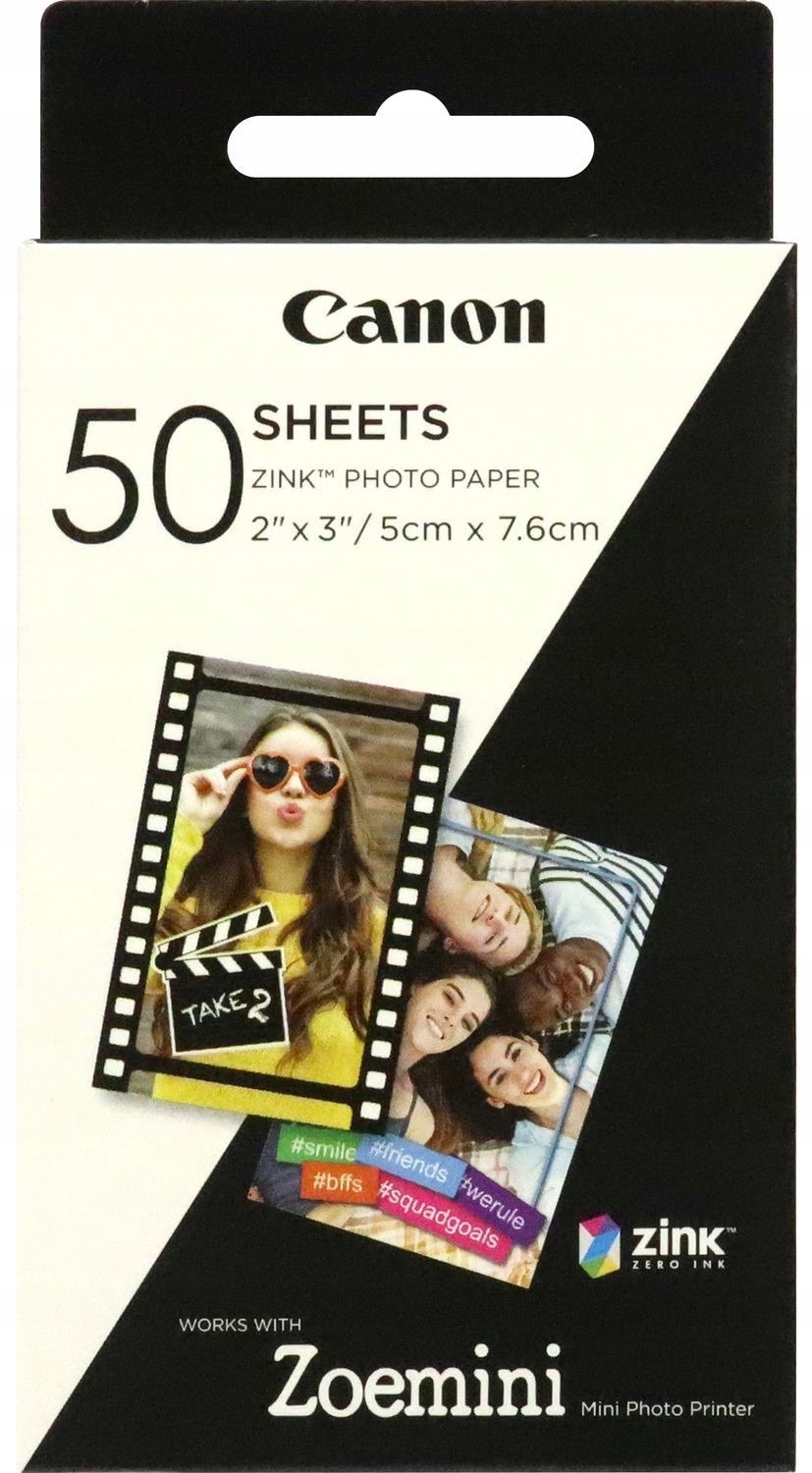 

Papier fotograficzny Canon Zink ZP-2030 50 szt.