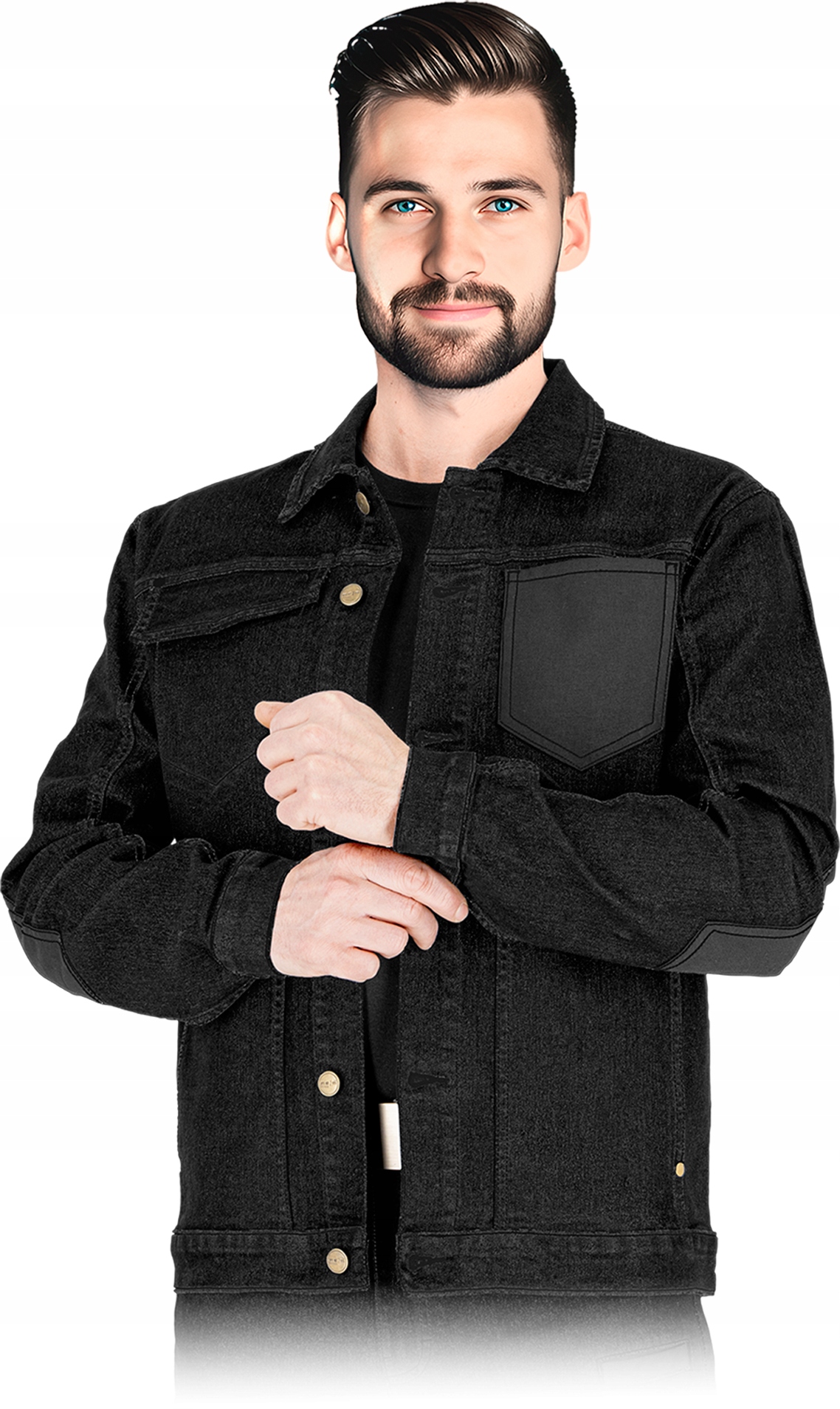 Mikina z džínoviny Reis Denim JEANS303 B vel. M