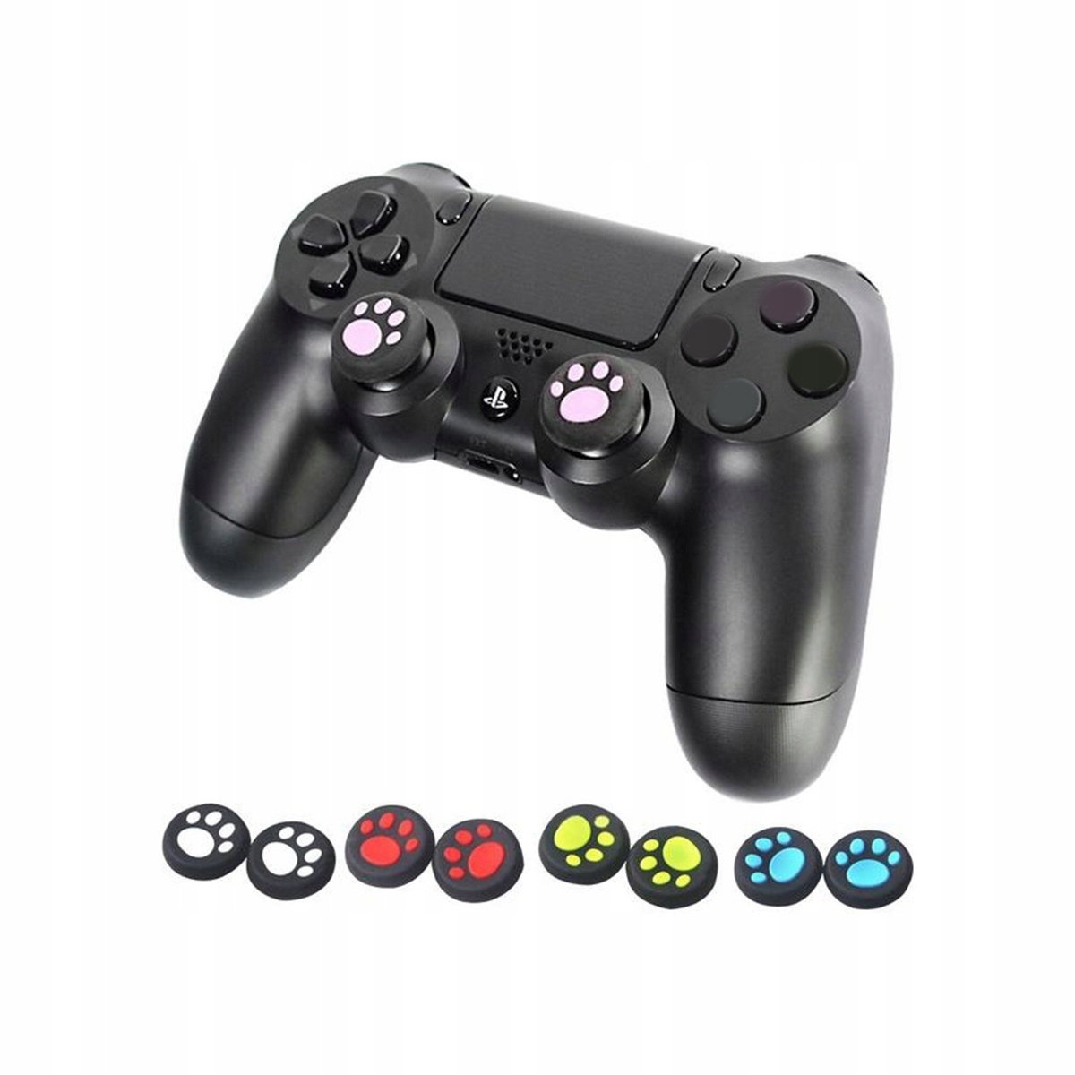 4 SZT. SILIKONOWE NAKŁADKI NA JOYSTICKI DLA GRACZY