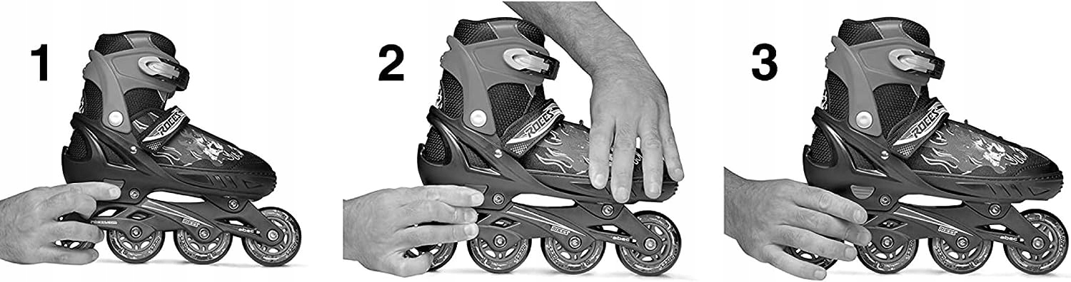 ROCES Compy 8.0 Rolki Dziecięce Regulowane 30-33 Rozmiar 30-33