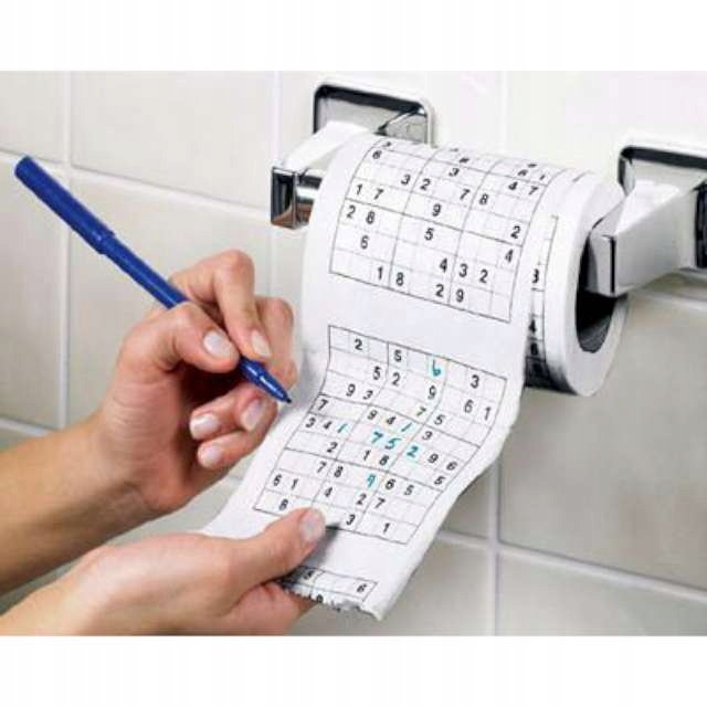 

Papier toaletowy Sudoku XL łamigłówka 18