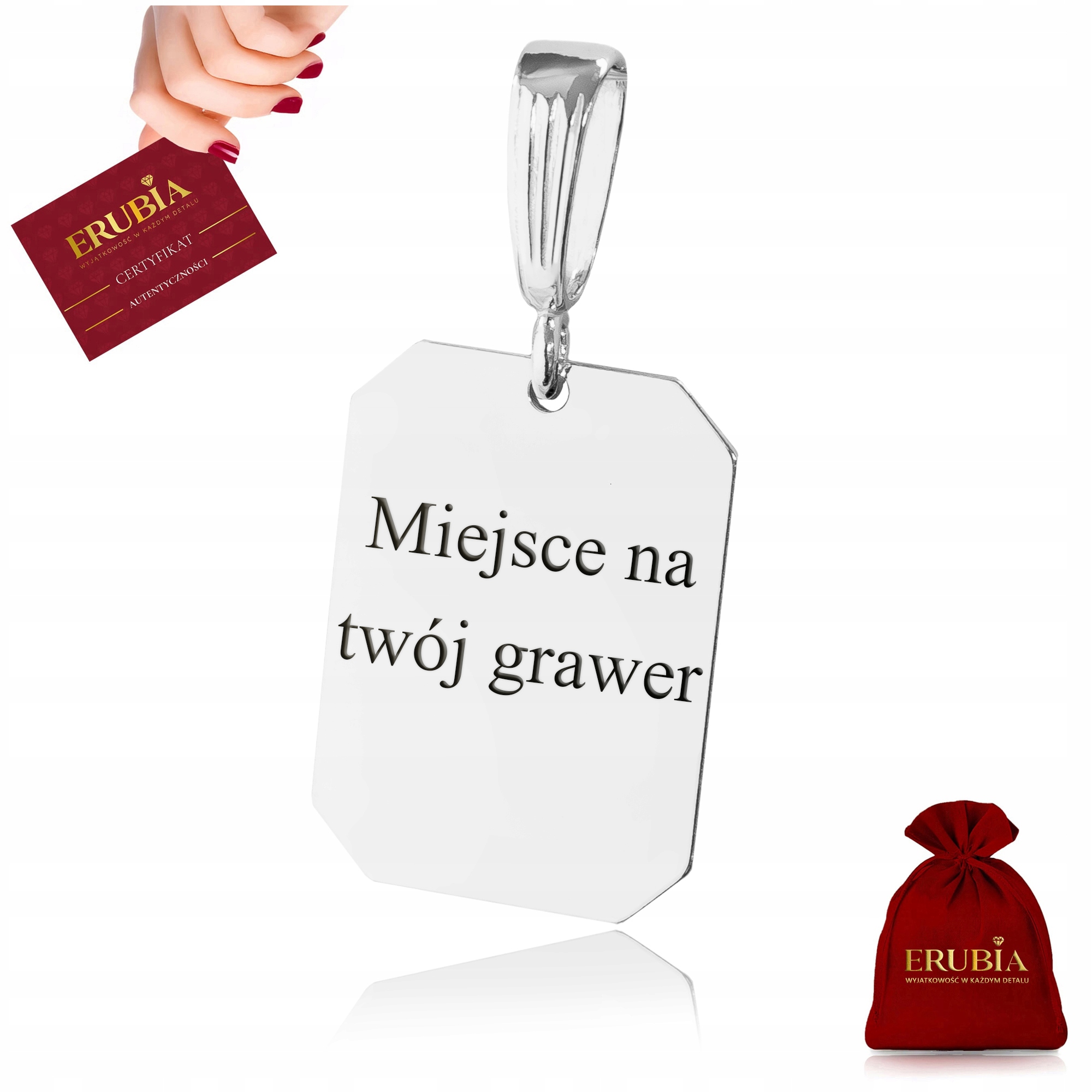 Nesmrtelný Stříbrný S Gravírováním, Velký, Ryzost 925, Vojenský, Pro Řetízek