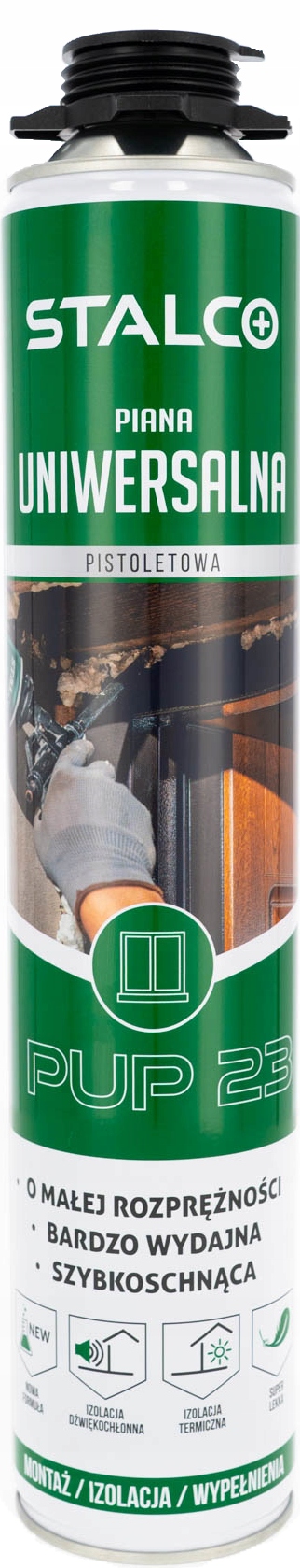 WYDAJNA PIANA PIANKA NISKOPRĘŻNA PISTOLETOWA CAŁOROCZNA PUP23 STALCO 750ml Marka Stalco