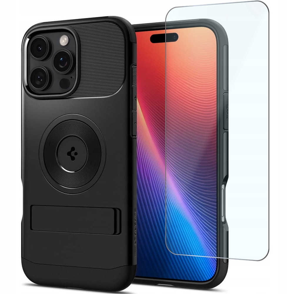 Etui Spigen do iPhone 16 Pro Max, mocne, ochronne, case do MagSafe szkło