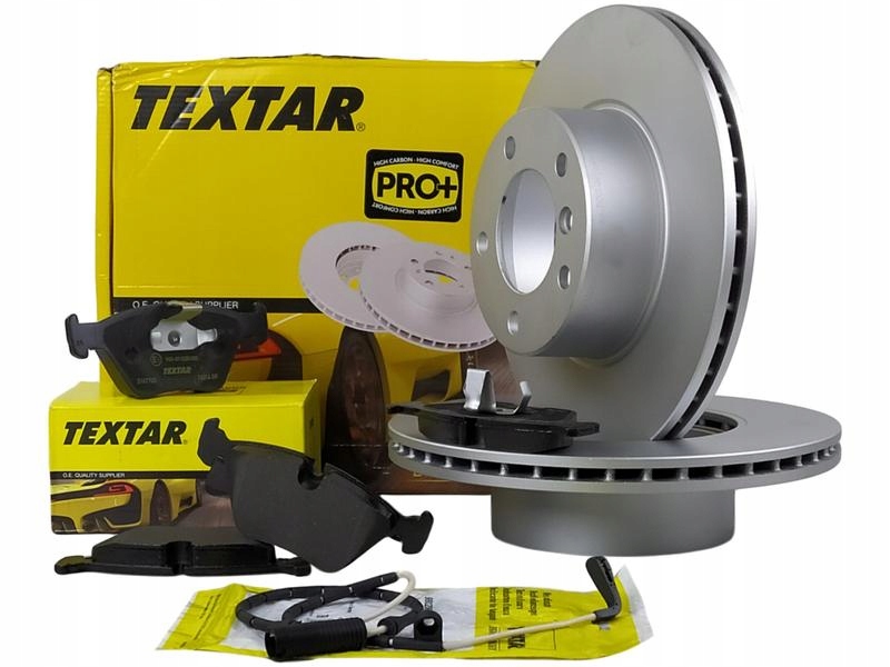 

Textar Tarcze Klocki Czujnik Przód Bmw 5 E39