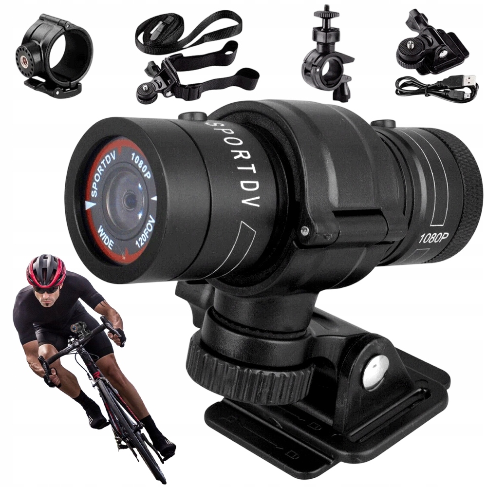 Voděodolná Sportovní Kamera Uhd 1080P S Akcesoria Vestavěný mikrofon