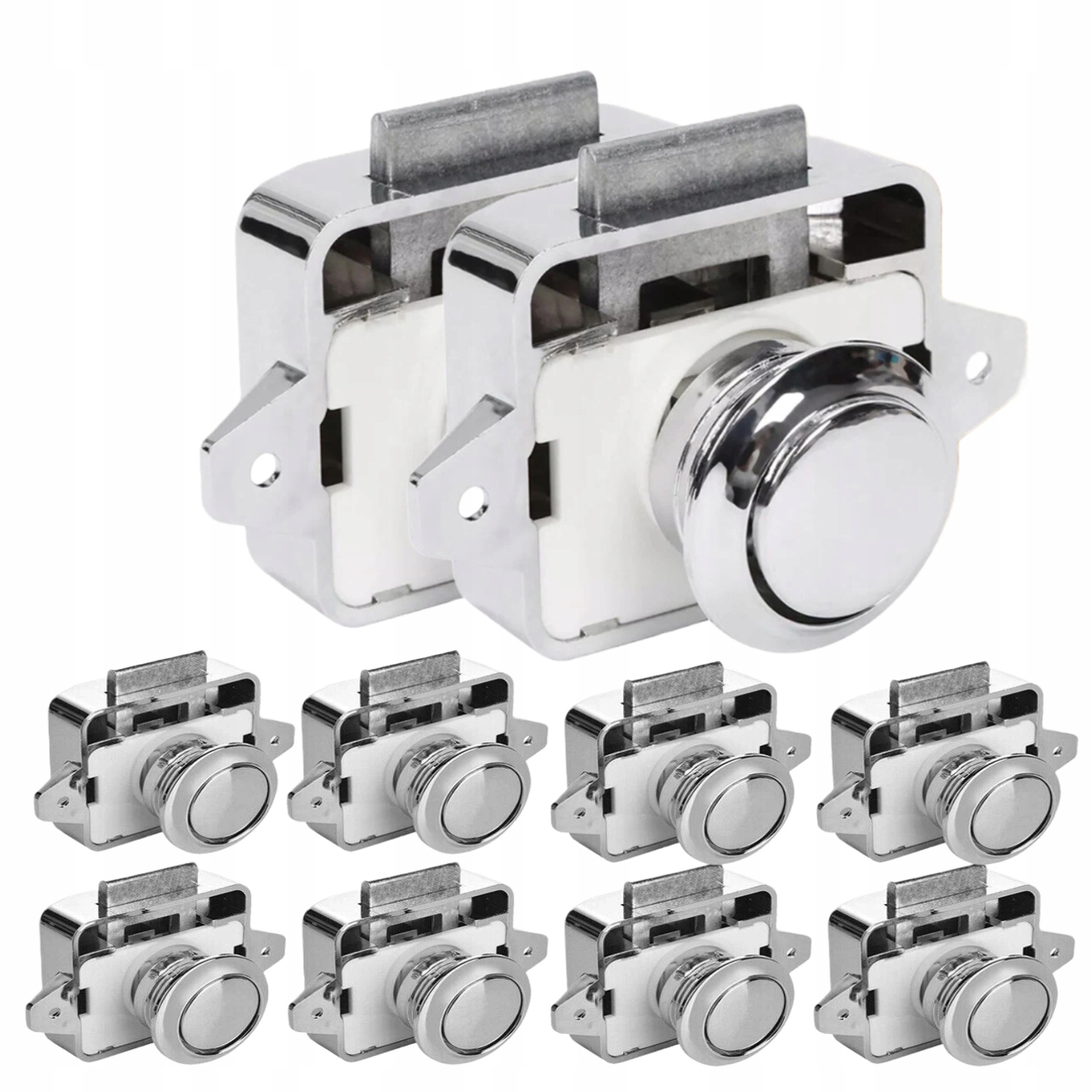 10X Jednostranný nábytkový zámek pro přívěs pushlock push lock