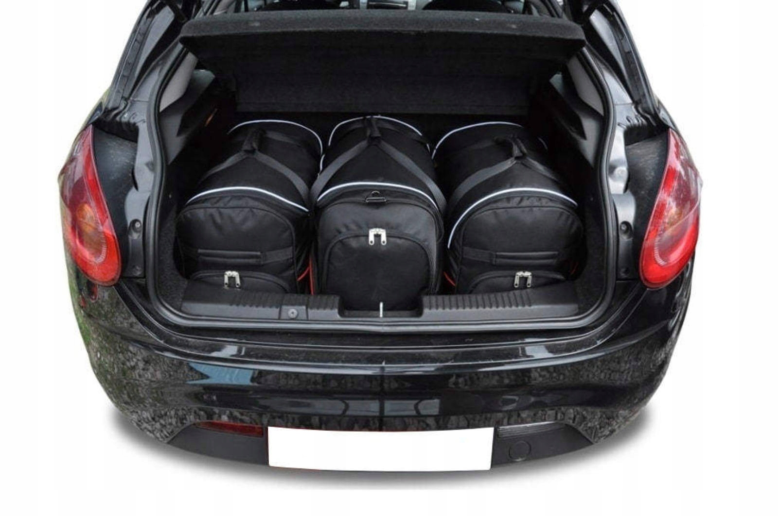 J&j Automotive Sada 3ks cestovných tašiek Sport pre Fiat Bravo 2006-2015