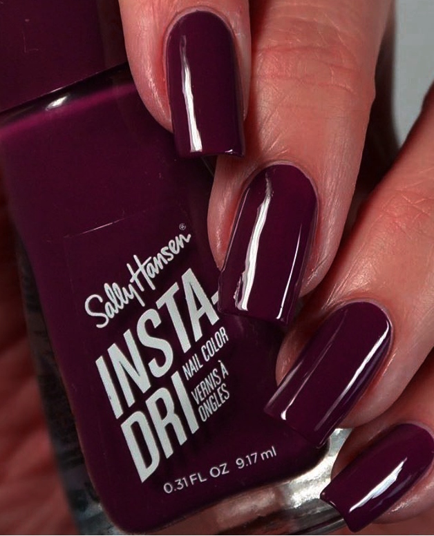Sally Hansen Insta Dri Lakier Zip Wine 428 Wykończenie błyszczące