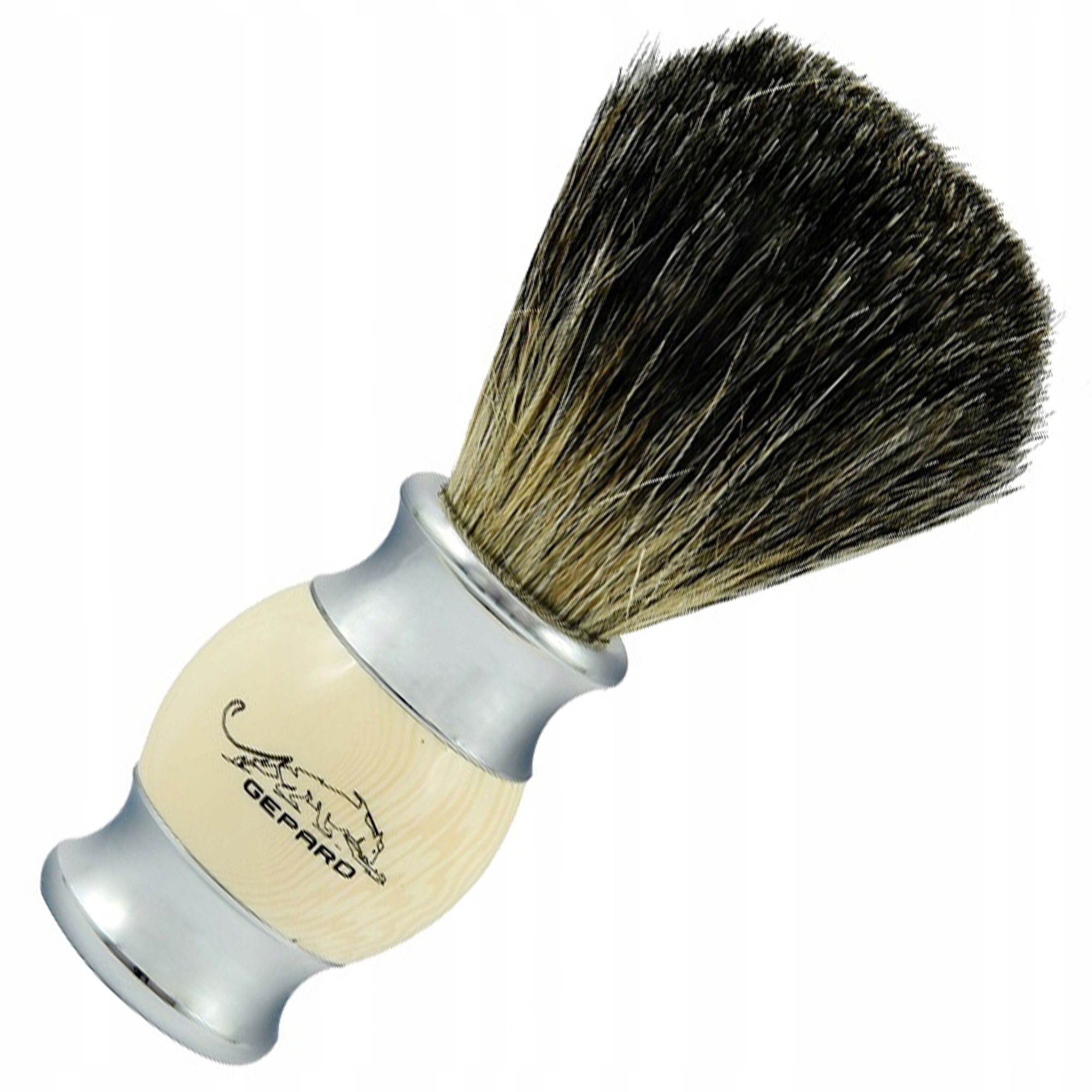 КИСТЬ ДЛЯ БРИТЬЯ ИЗ ЩЕТИНЫ БАРСУКА 100% НАТУРАЛЬНЫЙ