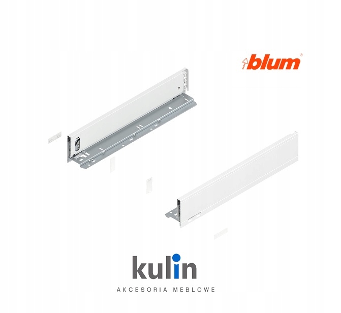 BLUM 770M3502S BOKI LEGRABOX BIAŁE L-350 R+L