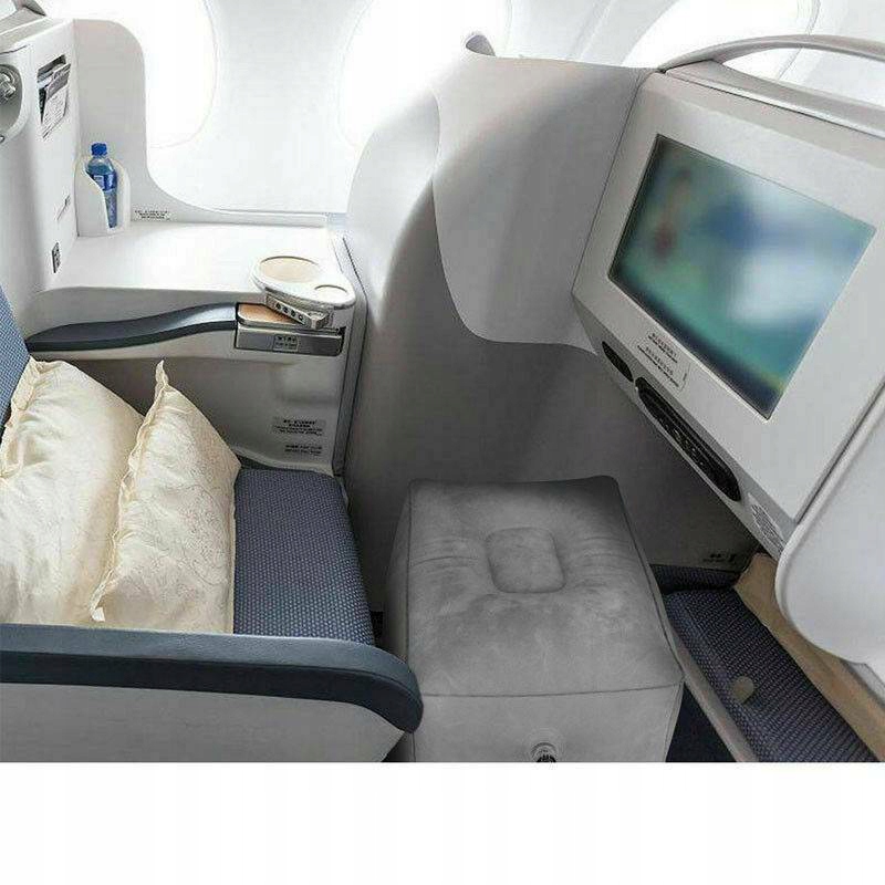 NADMUCHIWANY PODNÓŻEK,PRZENOŚNY,PODUSZKA POD STOPY DLA BIURA, PODRÓŻY Typ inny