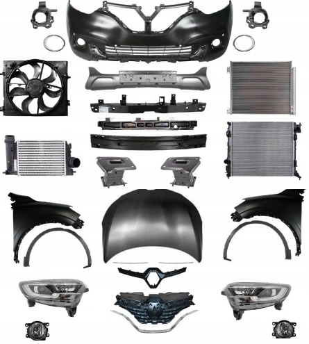 RENAULT KADJAR 2015-2017 KOMPLETNY PRZÓD MASKA