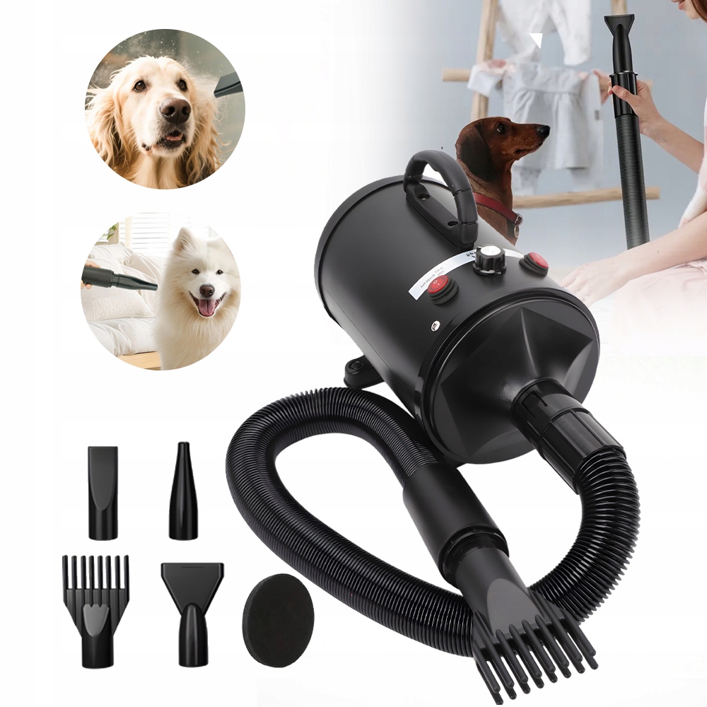 Levně Sušička Pro Stříhání Psů A Koček, Foukač Pro Péči O Psy Se 4 Tryskami