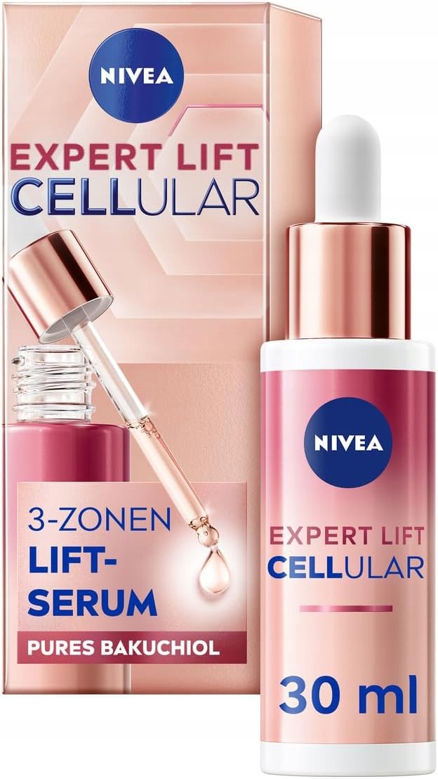 Nivea Cellular Expert Lift Bakuchiol sérum na zpevnění obličeje a krku 30 ml
