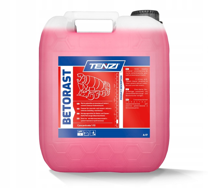 Mocny Kwas Do Usuwania Betonu Cementu Rdzy Tenzi Betorast 5 Litrów