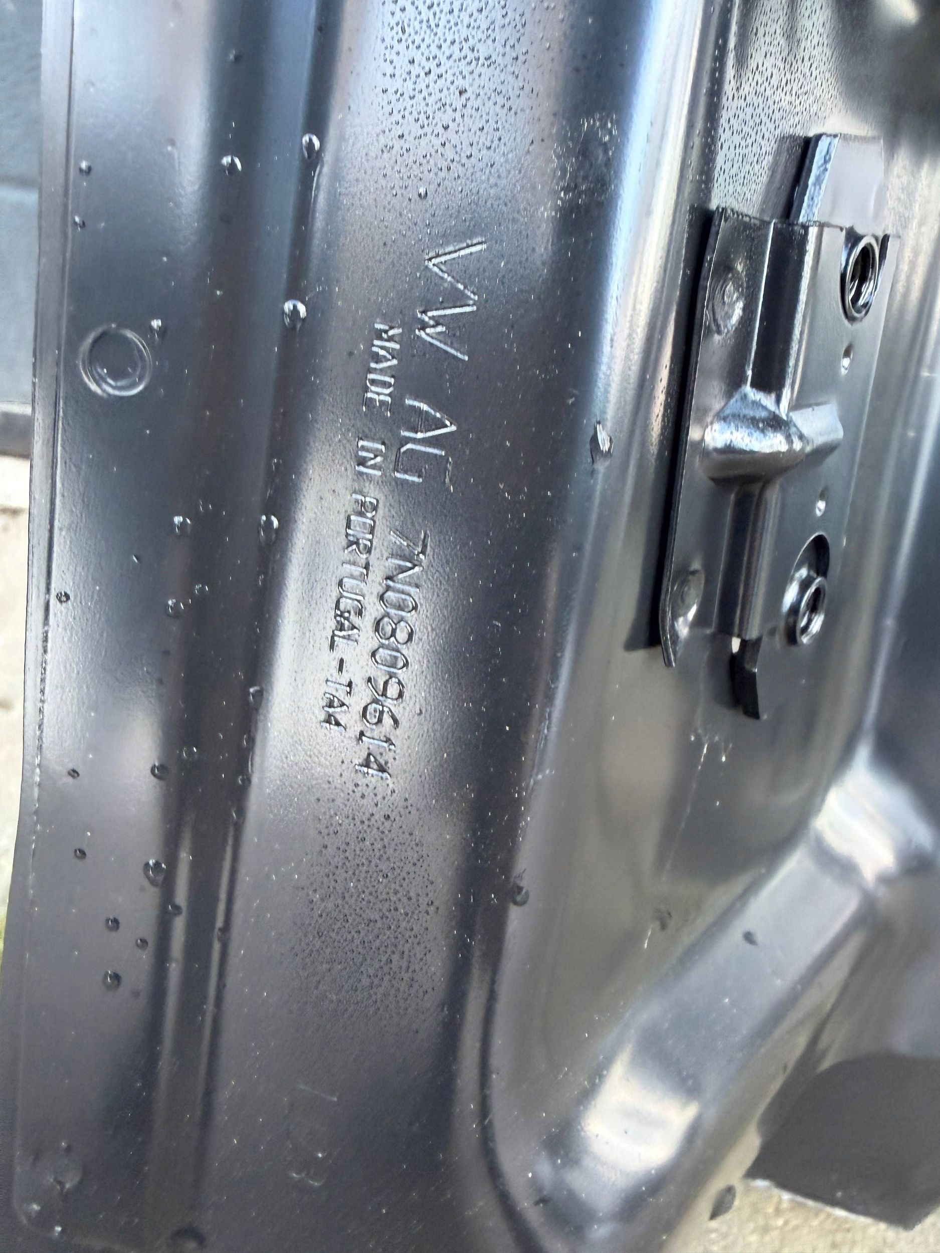 Vw Sharan 7n0 fender rear part right rear right