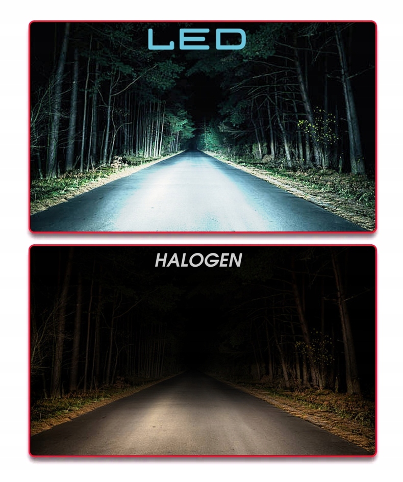 ŻARÓWKI LED CSP H7 100W 360° 6000K MOCNE CANBUS ULTRA SOCZEWKA Napięcie 12 V