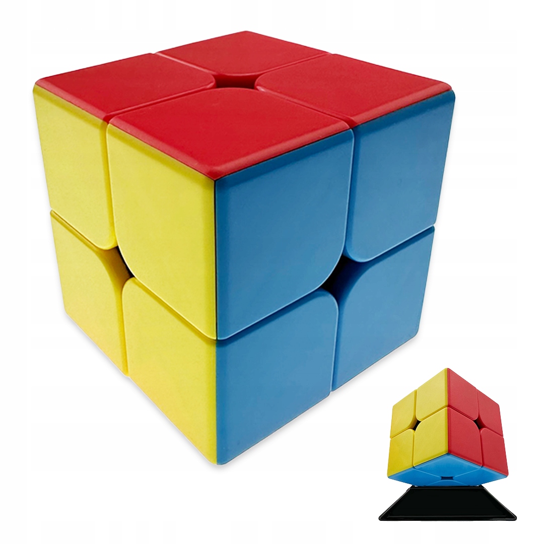 ORYGINALNA KOSTKA 2x2x2 PROFESJONALNA SZYBKA KOSTKA 2x2 + PODSTAWKA GRATIS