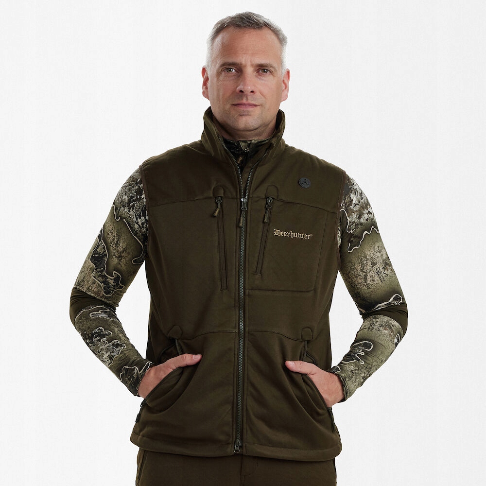 Deerhunter Lovecká vesta Excape Softshell Green 4643-376 Velikost 3XL
