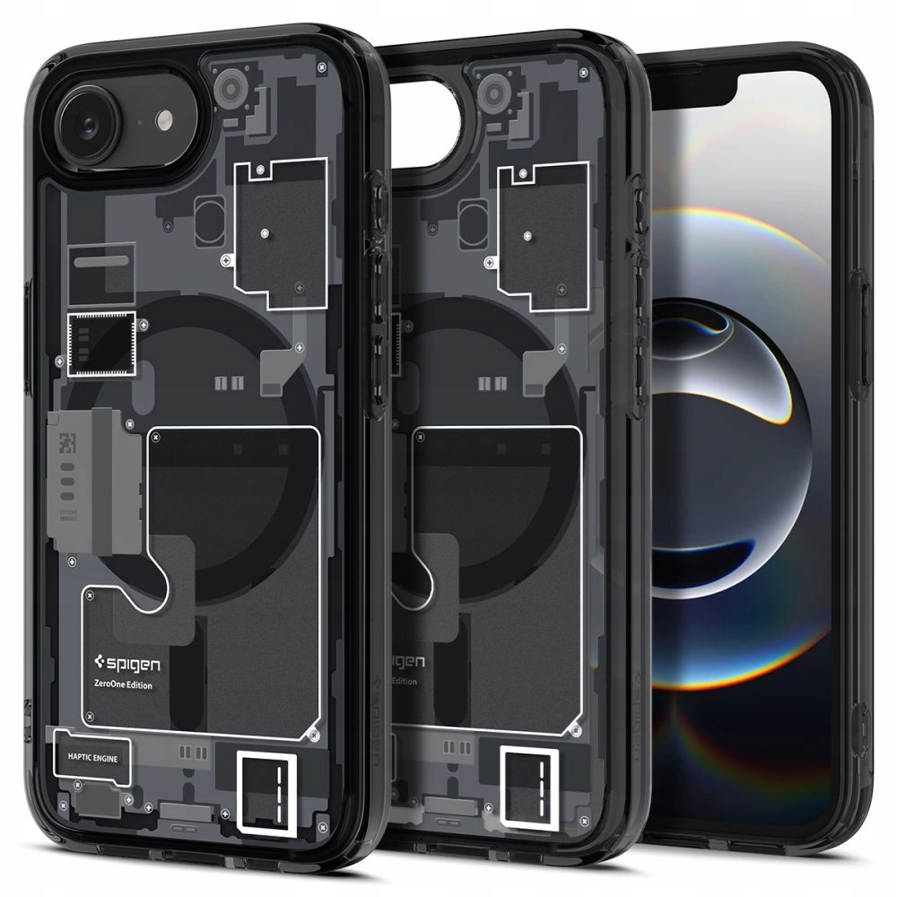 Pouzdro Spigen Ultra Hybrid MagSafe pro iPhone 16e Zero One černé