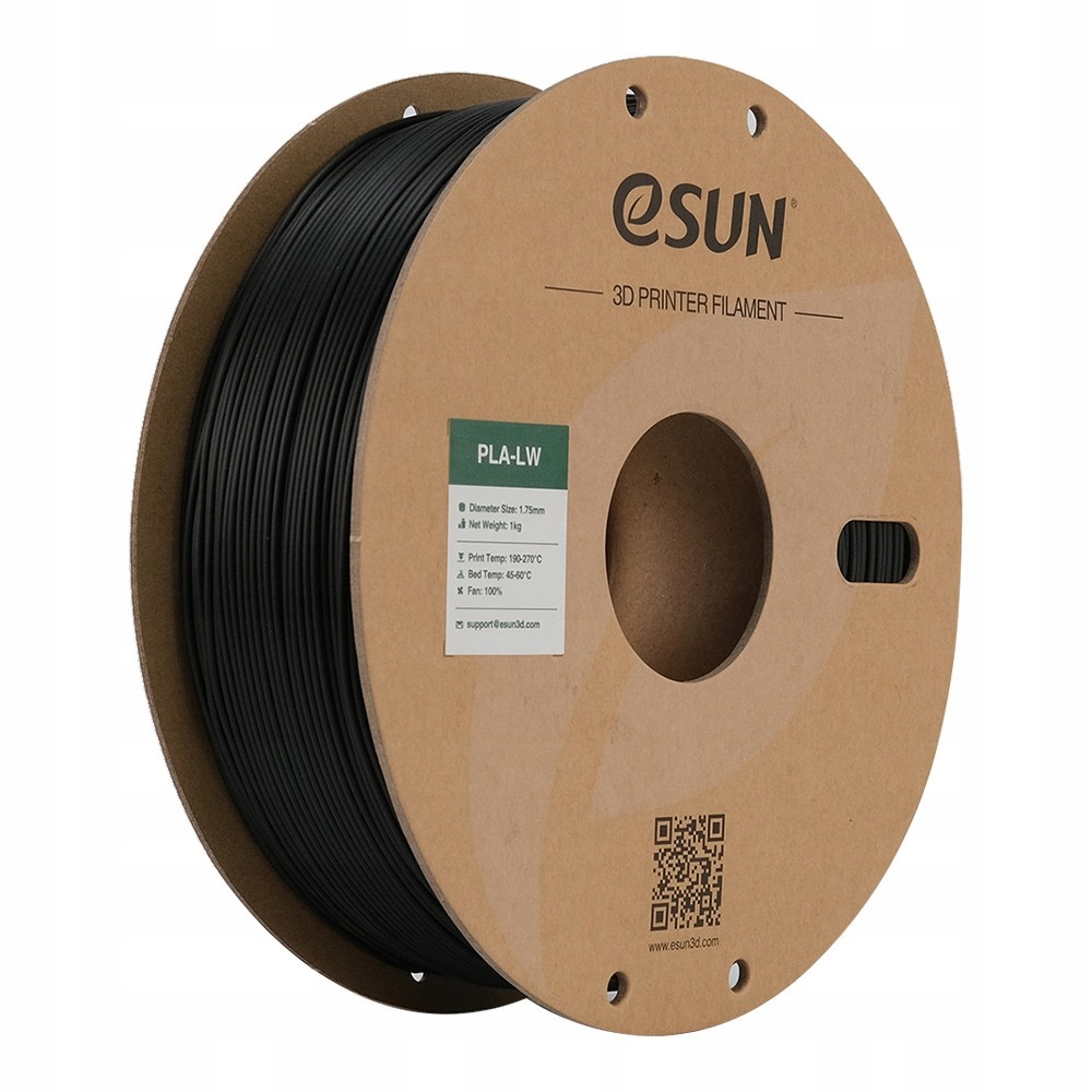 Filament eSUN Pla-lw Black 1KG
